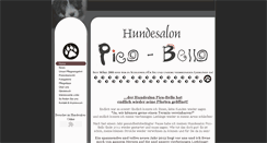 Desktop Screenshot of hundesalon-pico-bello.com